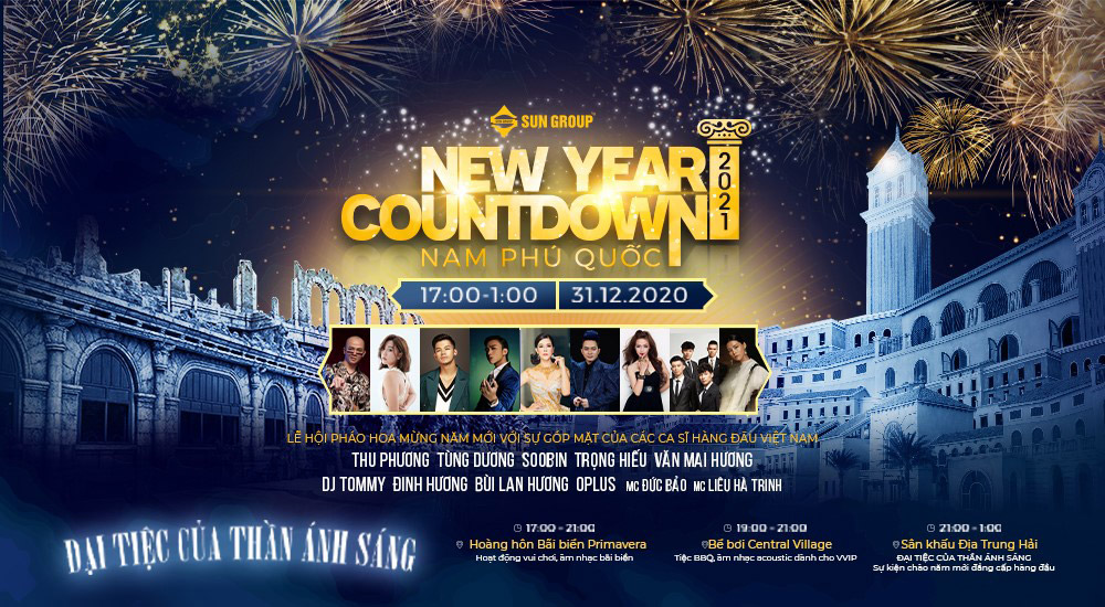 Event gian hàng - Countdown 2020 Phú Quốc